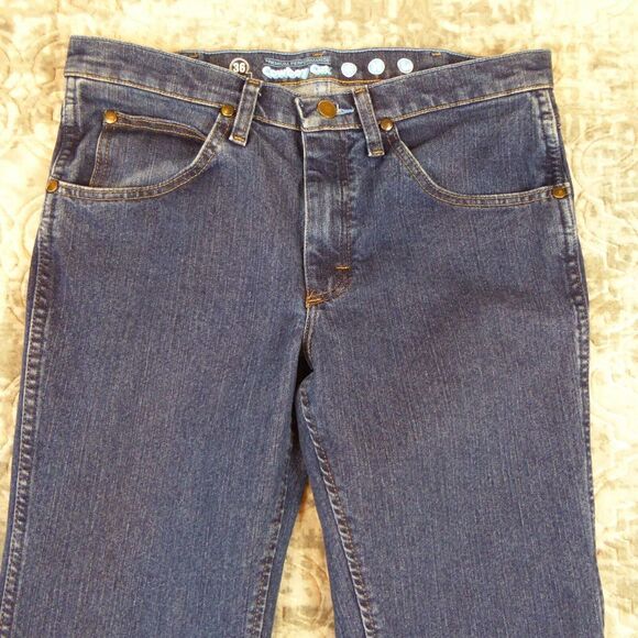 Wrangler Jeans Men's 30 x30 Midnight Rinse Premium Performance Cowboy Cut Slim - Picture 2 of 13